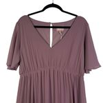 Show Me Your Mumu NWT  SMYM Emily Empire Maxi Dress Antique Rose Chiffon XL Photo 7