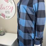 Beautiful NWTs Women’s Flannel‎ Top Size L Blue Size L Photo 3