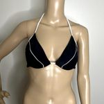 Victoria's Secret Vintage  Black Triangle Bikini Top Photo 7