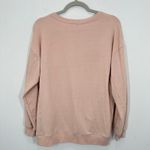 Wildfox Pink "But First Cocktails" Graphic Sweatshirt Women's Size L Cozy Soft Photo 2