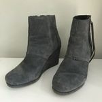 Toms Desert Wedge Booties Gray Photo 3