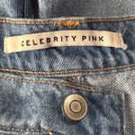 Celebrity Pink JRS SZ 17/33 Jean Shorts Distressed Ultra Hi-Rise Frayed Zip-Fly Photo 6