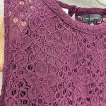 The Limited  Women's Fit & Flare Dress Lace Overlay 6 Pleated Sleeveless Cutout Photo 6