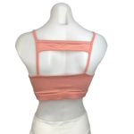 Gymshark Orange Square Neck Cut Out Cami Camisole Crop Tank Sports Bra Size M Photo 1