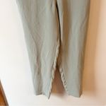 EXPRESS  Green Straight leg Elastic Waist High Rise Trouser Pants Size Medium Photo 2