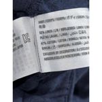 Abercrombie & Fitch NWT  Navy Blue Linen Pocket Cargo Pants Wide Leg Pants Size S Photo 4