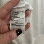 Ba&sh  White Button Down Lady Shirt Classic Workwear Career Top Size Large Photo 12