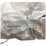 ZARA  Cropped Top Pleated Sleeveless Round Neck Open Sides Poplin Blouse White M Photo 12