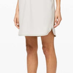 Lululemon  On The Fly Skirt Woven Wrinkle Free Unlined‎ Silverstone Grey Size 6 Photo 0