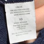 Vince {XS}  Navy Long Sleeve Light Sweater Shirt Photo 4