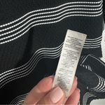 New  Textured‎ Stripe Dress Black & White Size Medium Chico's Size 1 Photo 5