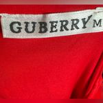 Red wrap top cotton dress with pockets size medium Photo 5