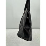 Coach Vintage Hamptons Black Pebbled Full Grain Leather Satchel Bag No. K1S-7755 Photo 6