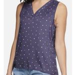 Sonoma  V-Neck Tank Top Shirt Purple Mini Floral Size XL Photo 0