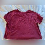 Old Navy Maroon Britney Spears Crop T shirt Photo 6