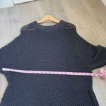 Anthropologie MOTH navy oversized knit tunic sweater size L lagenlook Photo 4