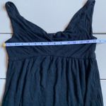 Diane Von Furstenberg  Dress Womens 2 Black Draped Neck‎ Empire Waist Mini Photo 3