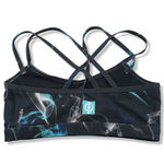 Totemmi  Sports Bra Size Medium Yoga Athletic Activewear Stappy Smoky Pattern Photo 1