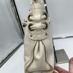 Vera Pelle  Vintage White Leather Shoulder **See  description and pics Photo 3