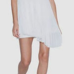 Akris  Women's White Sleeveless Asymmetric Babydoll Blouse Size 6 Photo 0