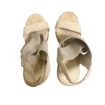 ✨Lauren Ralph Lauren Women s Erica Wedge Tan Sz 8.5 Sandals✨ Photo 4