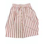 Tickled Teal  BUTTON DETAIL STRIPED CHARLOTTE SKIRT SIZE MEDIUM  NWOT Photo 3