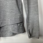 Zella  Scoop Back Striped Activewear Long Sleeve Top Small Photo 2