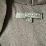 Laundry by Shelli Segal Black Faux Wrap Dress Stretch size 6 Photo 7