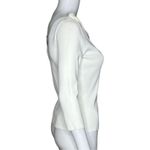 Cyrus  Shirt Womens Small White Strap Detail Casual Neutral Minimalist Clean Girl Photo 1