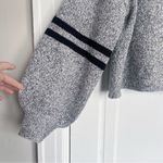 Onzie  • Varsity Sweater hoodie pullover heather grey black stripe blouson Photo 7