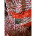 Peruvian Connection  Red, Blue & Ivory Hand Knit Pima Cotton Skirt Size Medium Photo 4