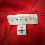s’edge Red Cotton Puff Sleeve Babydoll Dress‎ Small Photo 7