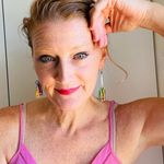 Handmade funky Earring, Colorful, Bright pierced Photo 3