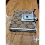 Gucci  Wallet Purse Bifold GG Brown Beige Woman Authentic Used Y2933 Photo 2