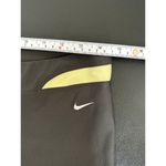 Nike Vintage  Women Mid Rise Gray Flare Yoga Capris Y2K Cropped Gym Workout Photo 5