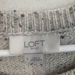 Loft Heather Gray Long Sleeve Dress with Button Details Photo 1