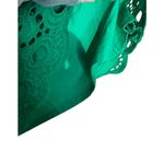 Talbots  Women's Dress 3/4 Sleeve Lace Kelly Shift‎ Scalloped Hem Green Size 8 Photo 5