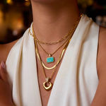 3 necklaces set gold, bold and Elegant Gold Photo 1