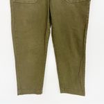 Marine layer  Maya Utility Slim Straight Carpenter Crop Pants Olive Green Photo 4