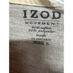 IZOD  Women's Movement Cotton Full Zip Hoodie Jacket Gray Size Large Basics Photo 4