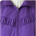 Napa Valley Womens‎ Purple Long Sleeve Full Zip Windbreaker Jacket Size 1x Photo 3