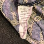 Michael Kors  Navy Blue Gold Chains Design Blouse Size Large 3/4 Sleeve Photo 6