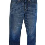 J. Crew Billie Demi Boot Crop Jeans Med Dark Wash Size 27 G2322 Blue Photo 0