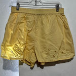Young Fabulous and Broke  Light Yellow Cotton Shorts Photo 0