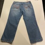 DKNY Blue Denim Capri Jeans size 8 Photo 1