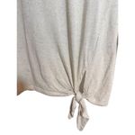 Madewell  Soundcheck Side-Tie Tee in Natural (oatmeal shade) in size L Linen blen Photo 7