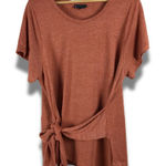 Bobeau Plus Size Tie front Asymmetrical Knit Top 2X Photo 0