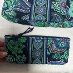 Vera Bradley Blue and Green Paisley 6 piece Tote Set Photo 6