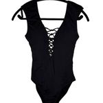 Bleu Rod Beattie Hole in One Cap Sleeve Lattice Mio In Black Size 4 NWT Photo 6