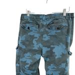 Current/Elliott Current/Elliot Bayonette Slim Cargo Pants Storm Blue Camo Boho Y2K Womens 28 Photo 6